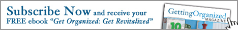 Getting Organized Magazine - Wide Banner Ad