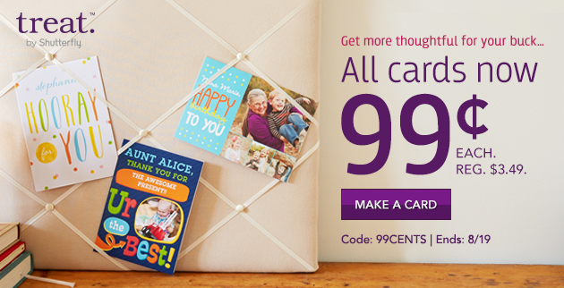 Unlimited Free Digital Cards from Treat - 24 hours only!