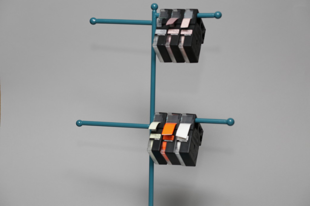 Label Tape on Jewelry Organizer